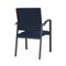 Lesro Newport Guest Chair Metal Frame, Charcoal, RF Blueberry Back, MD Ink Seat NP1101 - alternate 3
